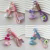 Acrylic Dolphin Bag Pendants Decoration Woven Rope Pendant Luxury Whale Keychain  Toys