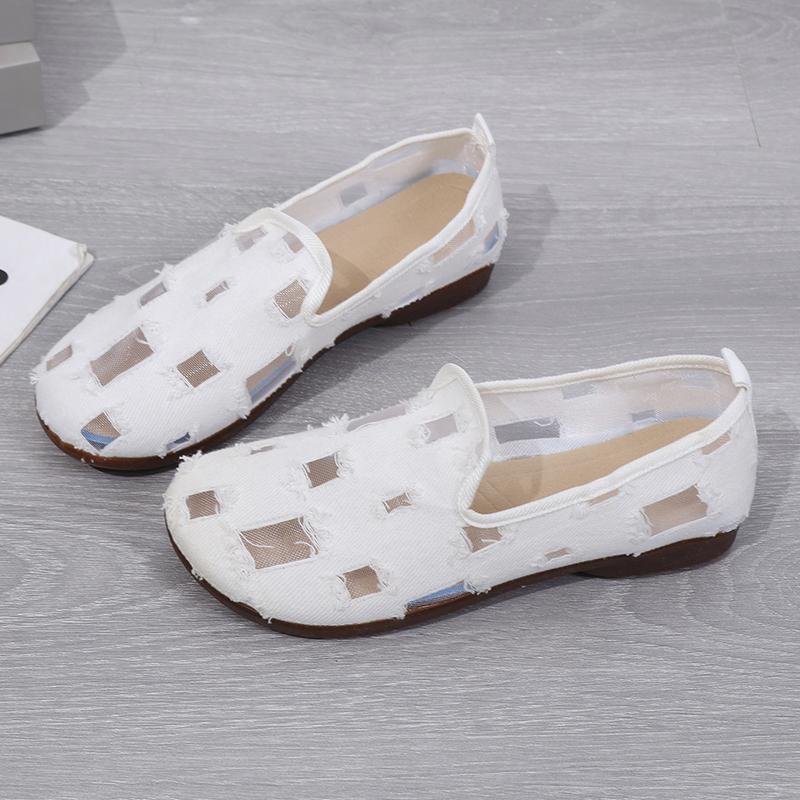 Модные льняные летние туфли на плоской подошве с коротким носком для женщин, теннисные женские мокасины с круглым носком, повседневная спортивная обувь, льняные туфли на плоской подошве 35-41