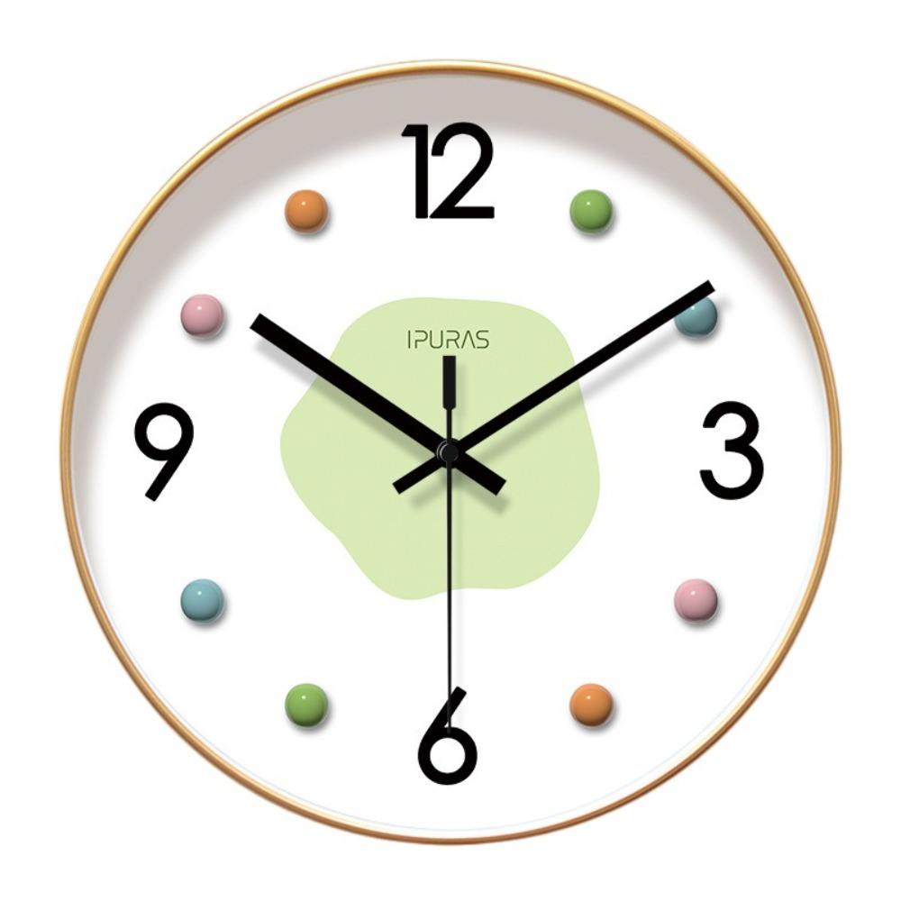 Simple Wall Clock Cute Digital Clock Wall Decor Quartz Watch Living Room