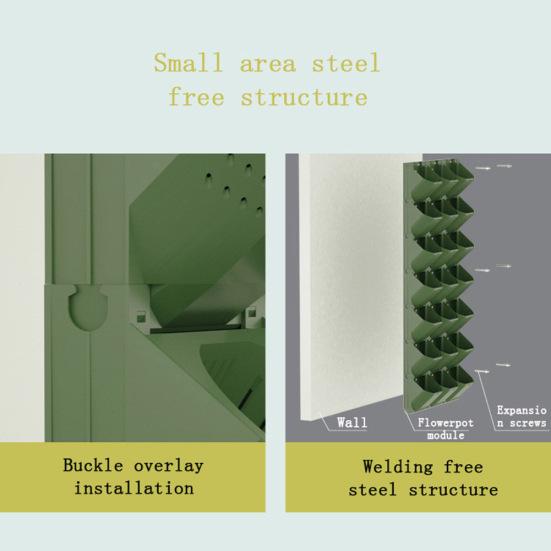 Настенный цветочный горшок с несколькими отверстиями, контейнер для сада, бонсай, суккуленты, плантатор