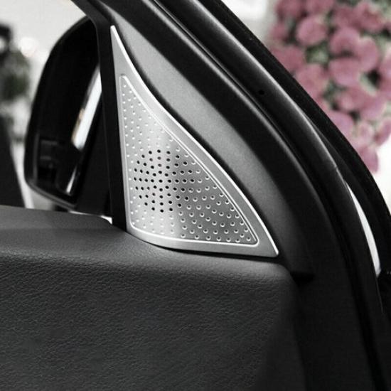 Для Jeep Cherokee 14-2022 Матовый Серебристый Передний Треугольный Порог Стойки А Накладка 2 ШТ