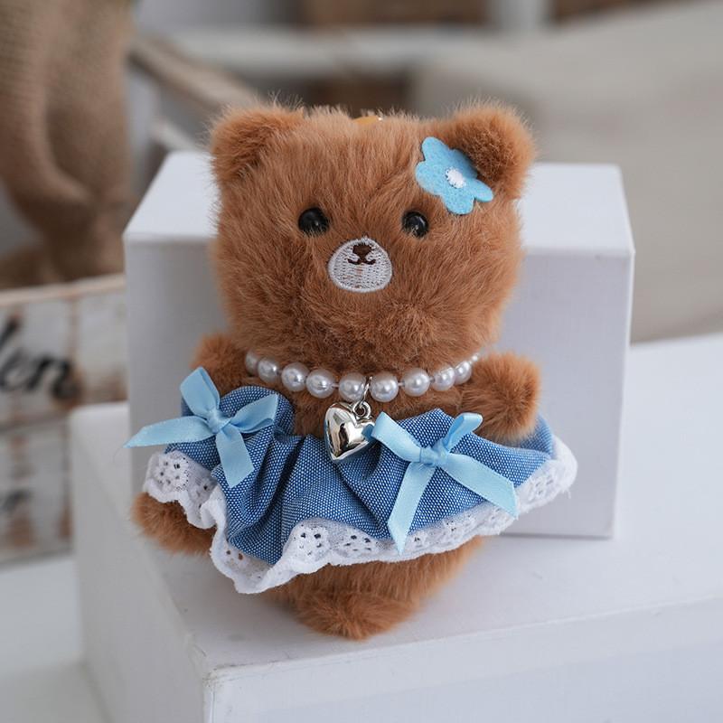 Милый плюшевый брелок Панда с мягким наполнителем из полипропиленового хлопка для аксессуаров для сумки