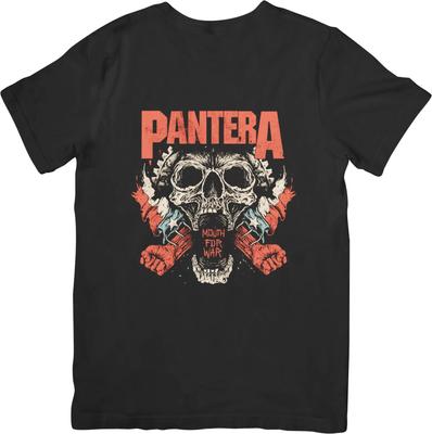 Pantera Music Унисекс Футболка из Качественного Хлопка Черная
