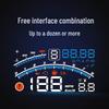 Многофункциональный автомобильный проекционный дисплей с OBD и напоминанием о выезде из полосы
