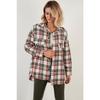 Хлопковая клетчатая рубашка свободного покроя с карманами, зимняя длинная женская рубашка 6230182