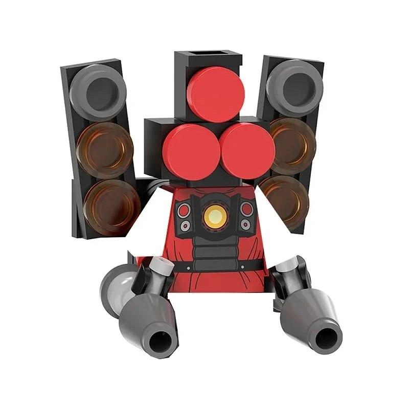 Мини-фигурки для туалета, Титан, ТВ, человек, спикер, оператор, кирпичи, строительные блоки, игрушки для детей