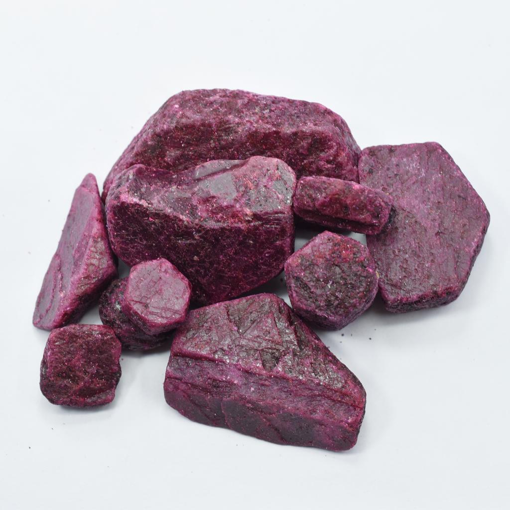 CERTIFIED Ruby Stone 1000.32 Ct Amazing Burma Red Ruby Rough Loose Gemstone