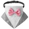 Tanpopo Formal Dog Tuxedo Wedding Collar Bandana Birthday Costume Bow Tie Party Suit Christmas Holiday Party Outfit Pet Collar