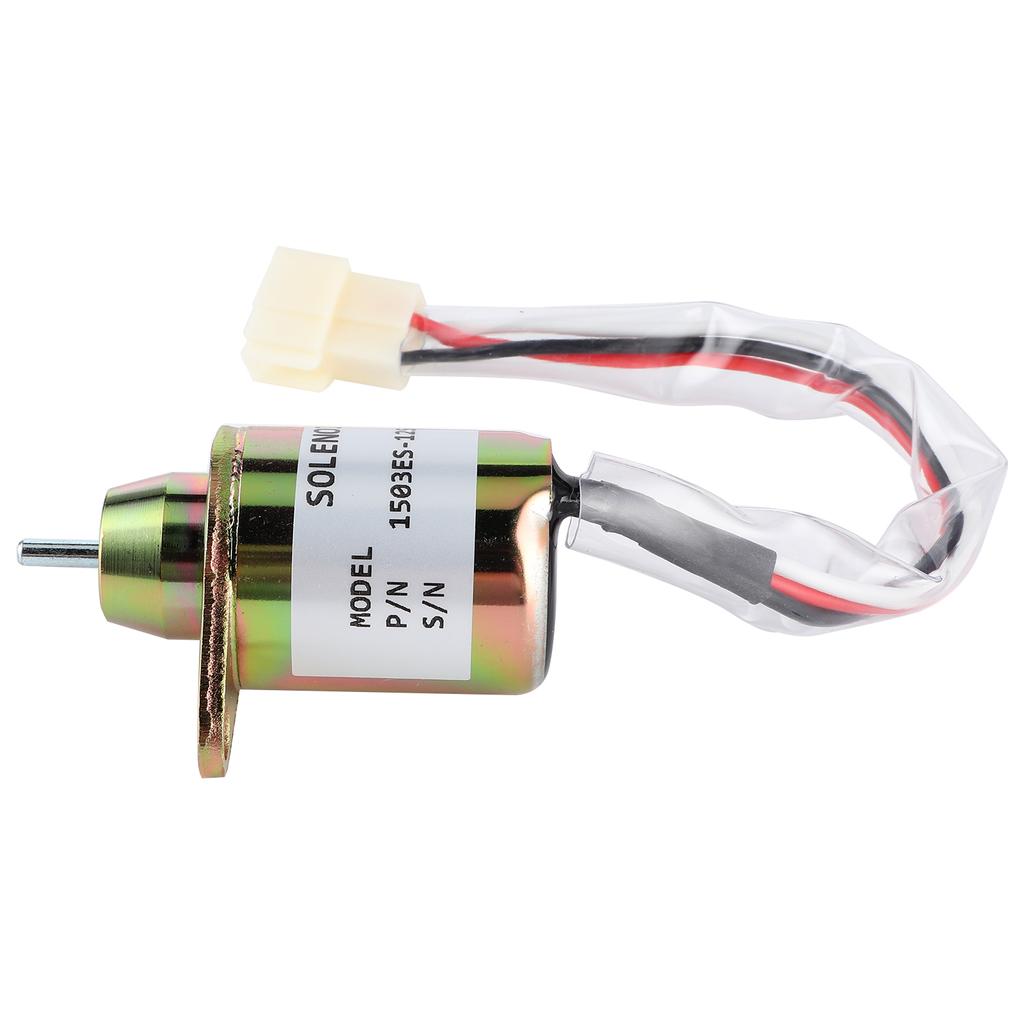 Fuel Shut Off Solenoid Shutdown Valve 119653 77950 Replacement for 4TNV94L SFN 4TNV98L SFN Engine