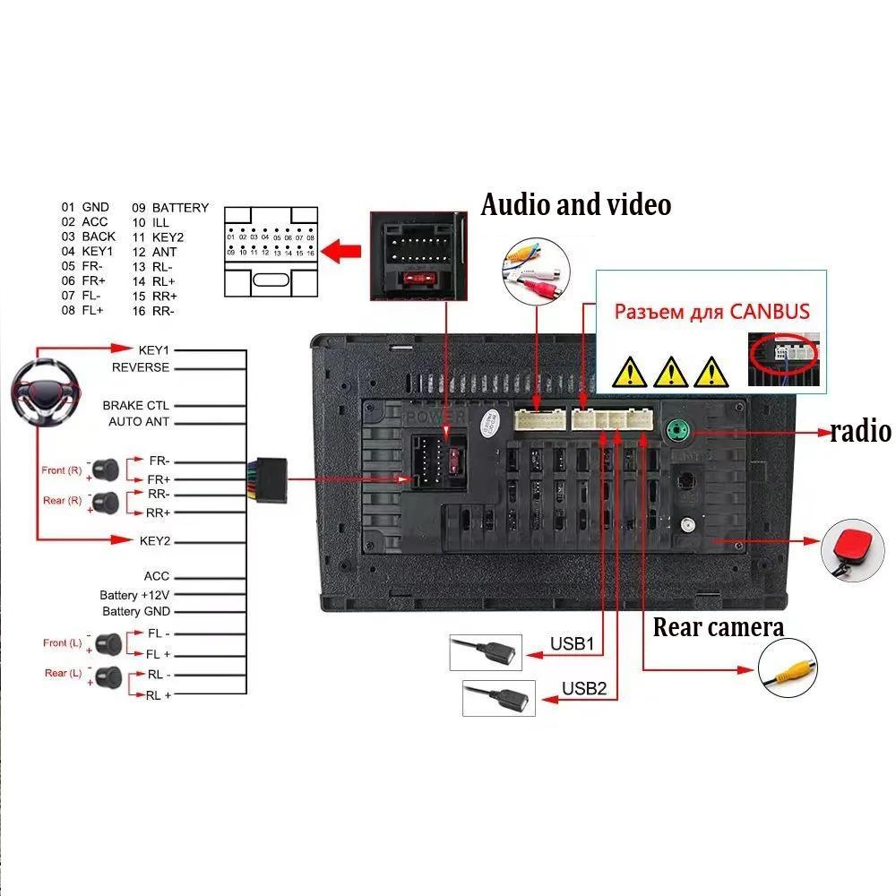 icreative For Toyota Avensis T250 2 2003-2009 With Button Knob Android Car Radio Multimedia Player Navigation Stereo GPS 2 Din 1+16GB