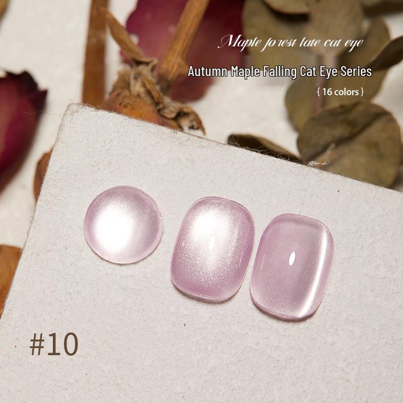 Гель-лак Baoshiman Кленовый Лес Кошачий Глаз - 2025 Блестящие Стеклянные Бусины Шелковый Нейл-арт