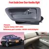 Front Inside Inner Door Handles Left & Right (LH/RH) PAIR for 97-01 Toyota Camry with Bezel