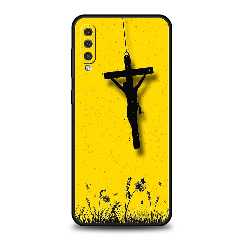 Faith Christian Religious Jesus Clear Phone Case For Samsung A56 A36 A26 A34 A17 A16 A06 A14 A12 A54 A72 A52 A50 A40 A32 Cover