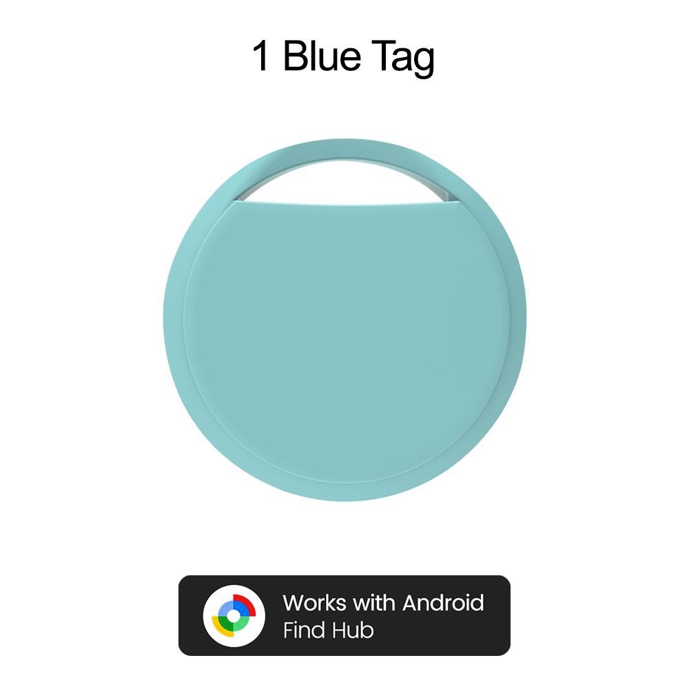 Умная метка местоположения Android Bluetooth Локатор GPS Трекер Работает с Google Find Hub Поиск потерянных предметов Ключи Багаж Детская сумка