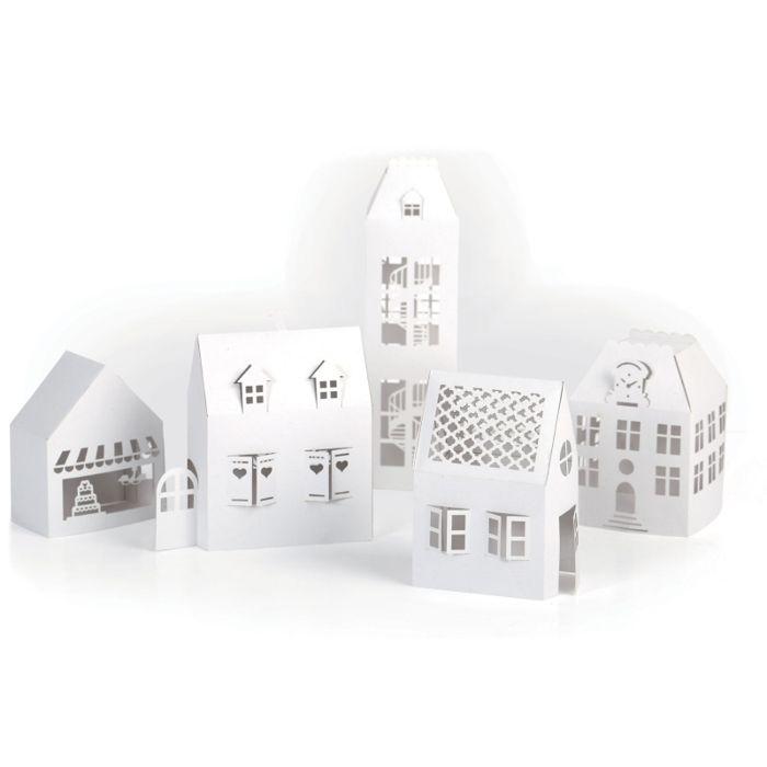 Graine Créative - Maison blanche à monter 5 pièces