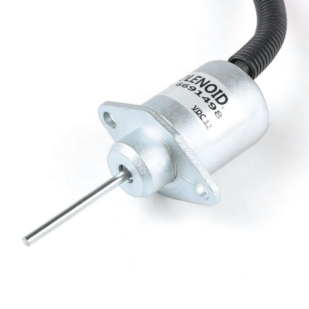 1Pc Fuel Shut Off Solenoid For Bobcat S150 S175 S185 S450 S530 T180 T190 6691498