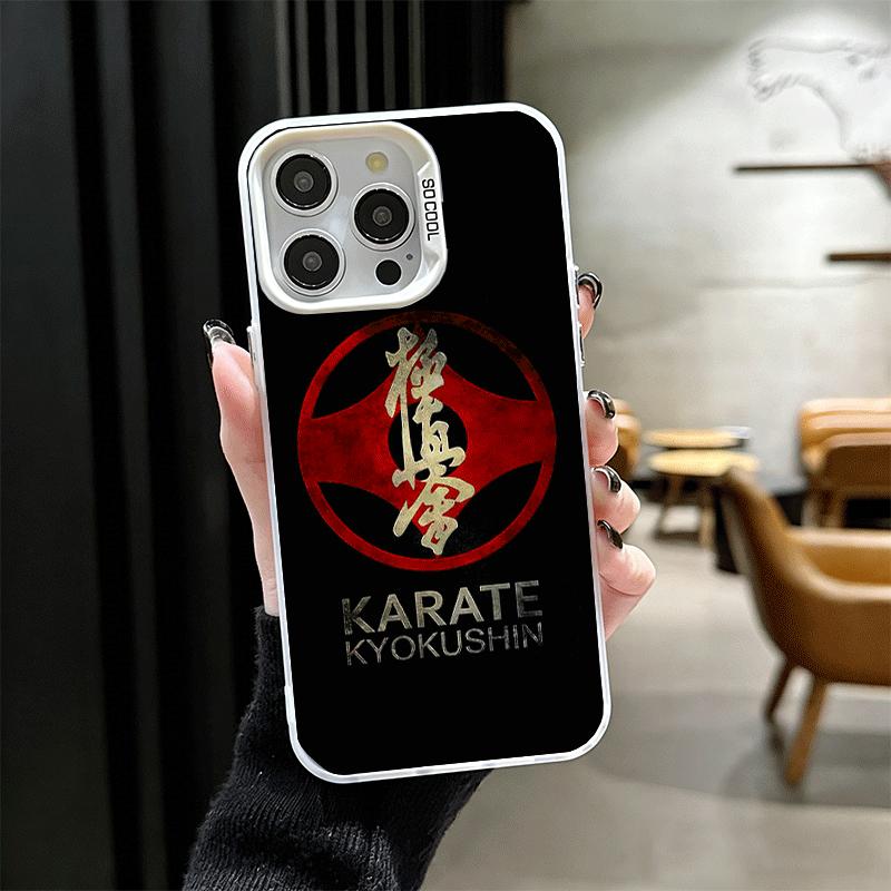 Karate Oyama Kyokushin Shockproof Phone Case for iPhone 17 Air 16 16E 15 Pro Max 14 Plus 13 Mini 12 Back Cover Anti Fall Fundas