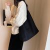Vintage Soft-faced Suede Bread Bag Women's 2025 New Popular Large-capacity Shoulder Bag Fashion Bucket Bag