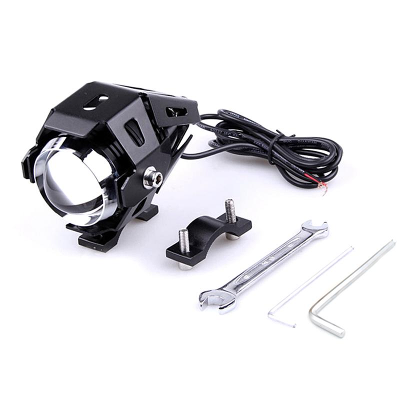 LMoDri мотоциклетные фары, вспомогательная лампа U5, светодиодный прожектор для мотоцикла, аксессуары 12 В 125 Вт, модифицированная часть 2
