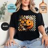 Comfort Colors Floral Pumpkin Shirt: Fall Thanksgiving Tee