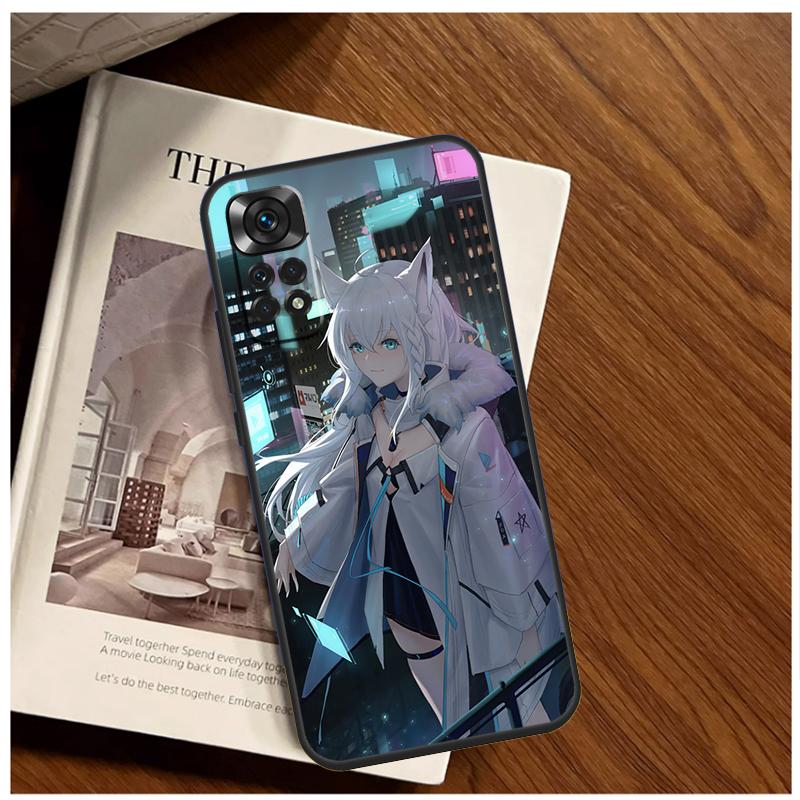 Чехол Hololive Shirakami Fubuki для Xiaomi Redmi Note 13 11 10 9 8 12 Pro Plus 12S 11S 10S 9S 10A 9C 10C 12C 13C Funda
