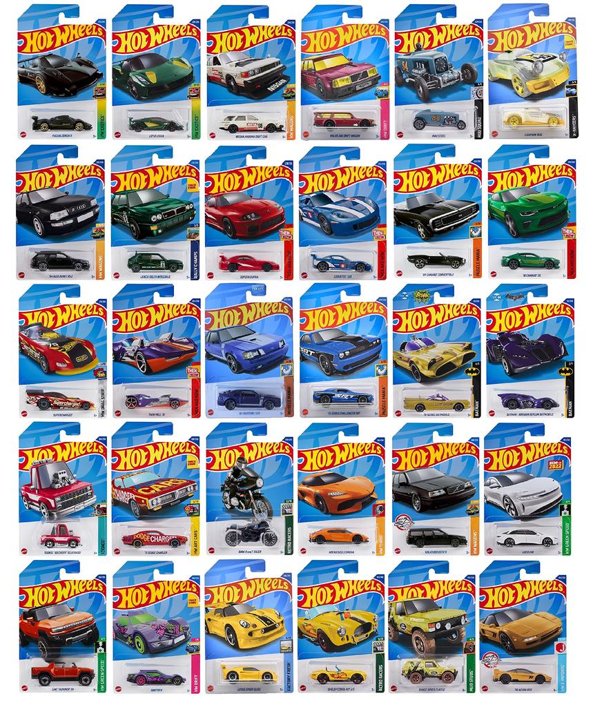 Hot Wheels Basic Car N Assortment мини-машины, проданные в годах и [36 коробок] [3 вверху] 98HN-C4982 1/64