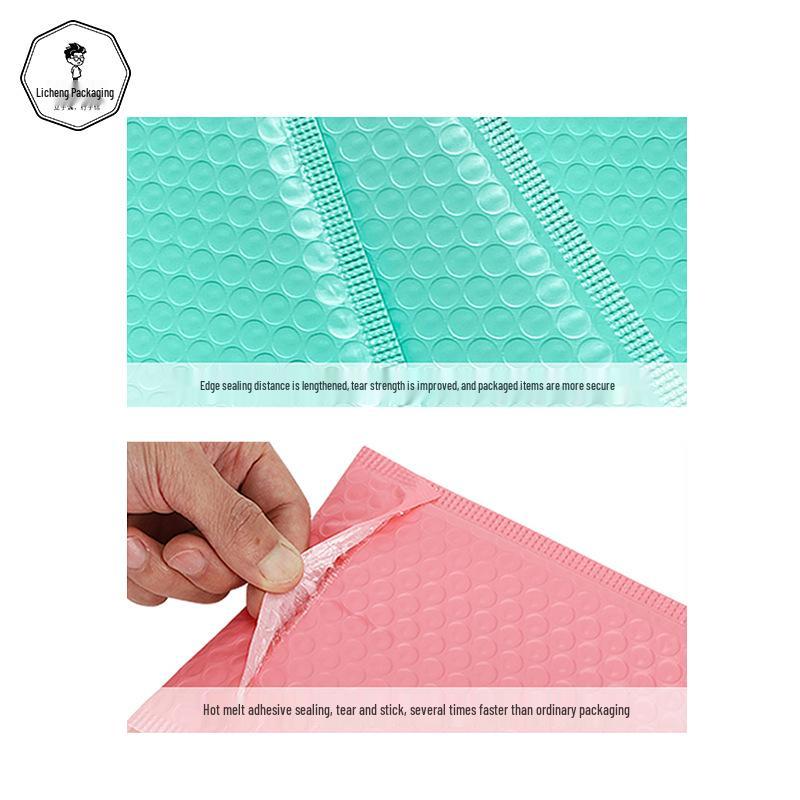 Прочный цветной соэкструдированный пузырчатый пакет, конверт для упаковки одежды