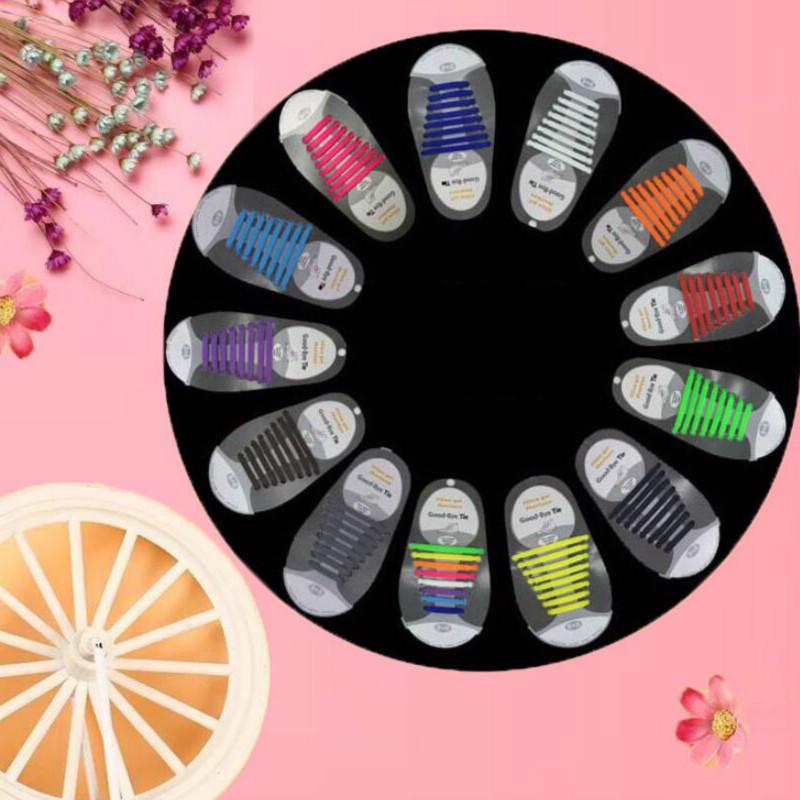 No Tie Rubber Elastic Shoelace Sneaker Adult Shoe Laces Running Shoelaces Athletic Shoe Laces