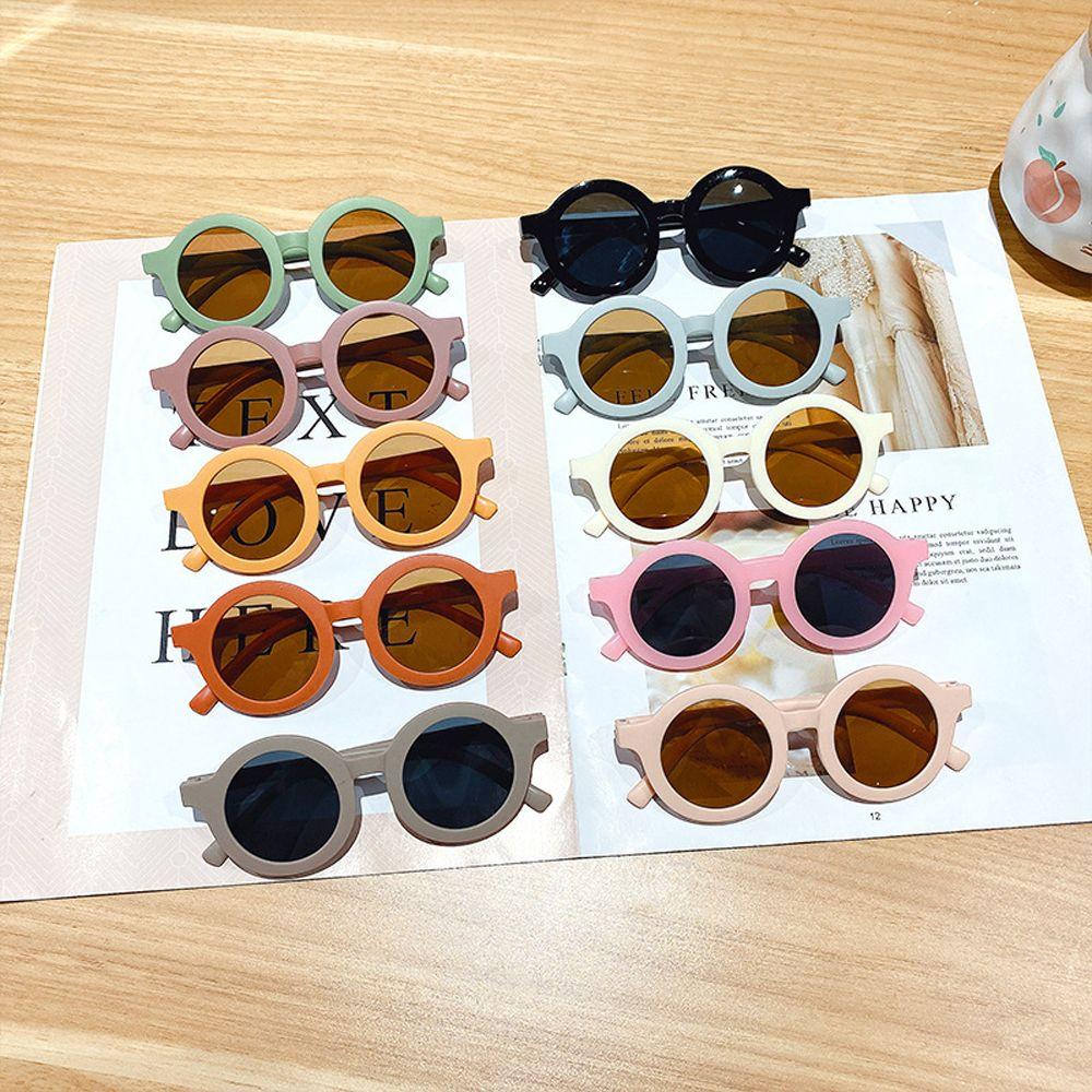 Eyewear Shades Glasses Girls Korean Style Kids Sun Glasses Round Sunglasses Children Sunglasses