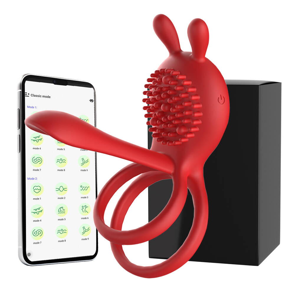 APP Беспроводное управление Вибрирующее кольцо на пенис Вибратор для пениса Преждевременная эякуляция Стимулятор точки G Клитора Секс-игрушки для пар для мужчин