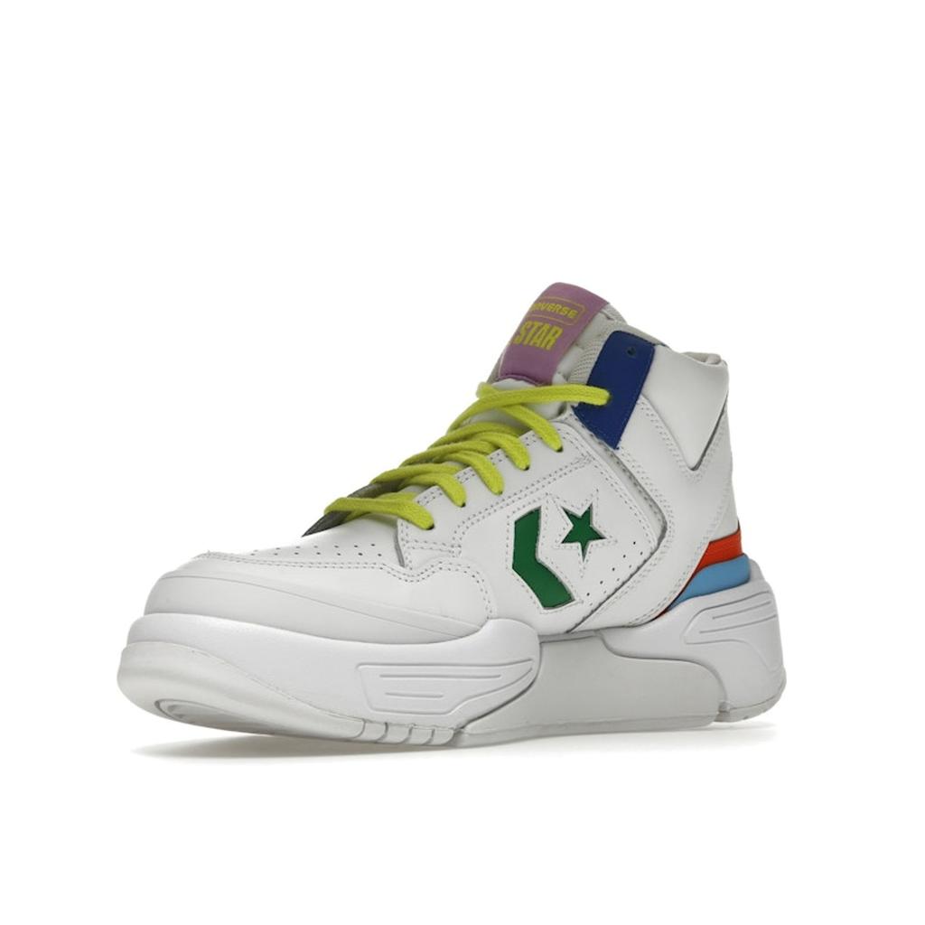 Converse Кроссовки унисекс Weapon CX Mid Vegas Lights белые Game-Royal Green A02523C