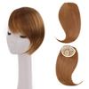 Women Clip-in Side Bangs Natural Thick Matte Forehead Hair Extensions Bangs Black Brown Blonde Bangs Fringe Wig Hairpieces