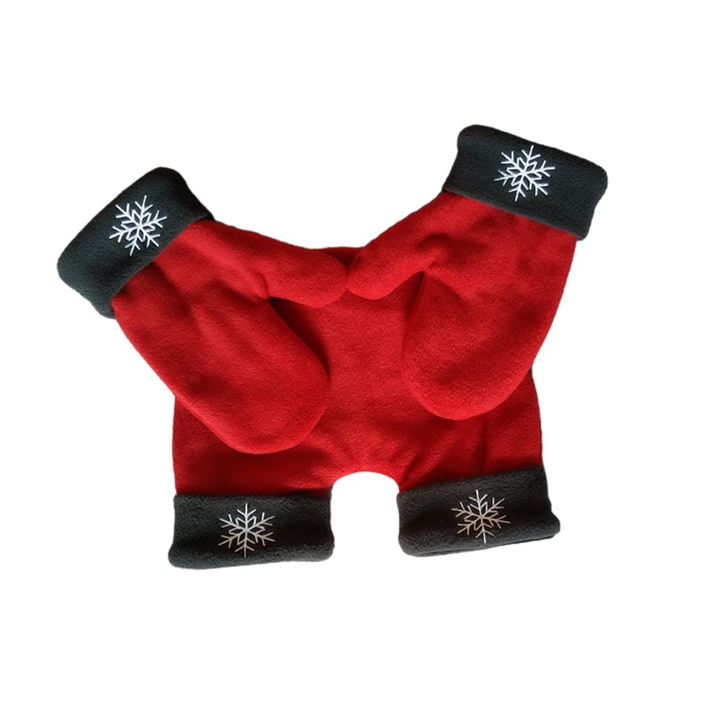 3 шт. Зимние утепленные парные перчатки, теплые перчатки для улицы, флис, для влюбленных, рождественский подарок, романтичные варежки для пар