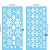 Christmas White Snowflakes Window Clings Decal Stickers Ornaments for New Year
