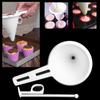 Plastic Convenient Chocolate Pancake Cupcake Batter Funnel Baking Mold Pastry Tools Cream Dispenser