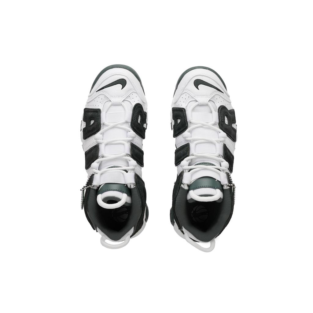 Nike Кроссовки Air More Uptempo Винтажные Баскетбольные Женские Высокие Белый/Зеленый FQ1938-100(Команда645-)