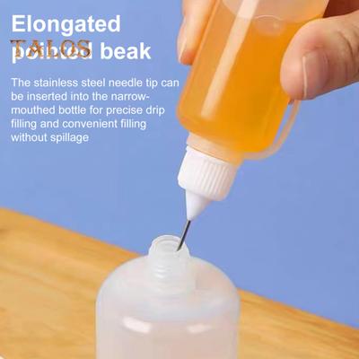 10 шт. 5/10/20/30/50/100 мл точный наконечник аппликатора капельница для заполнения бутылок клея шейкер игольчатый наконечник бутылка клея для квиллинга ремесло масленка