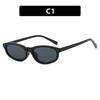 New Retro Square Cat Eye Sunglasses For Women  Trendy Small Narrow Sunnies Unisex Women Glasses