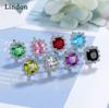 Lindon Fashion Copper Alloy Zircon Jewellery Drop Earrings For Women Wedding Party Gifts