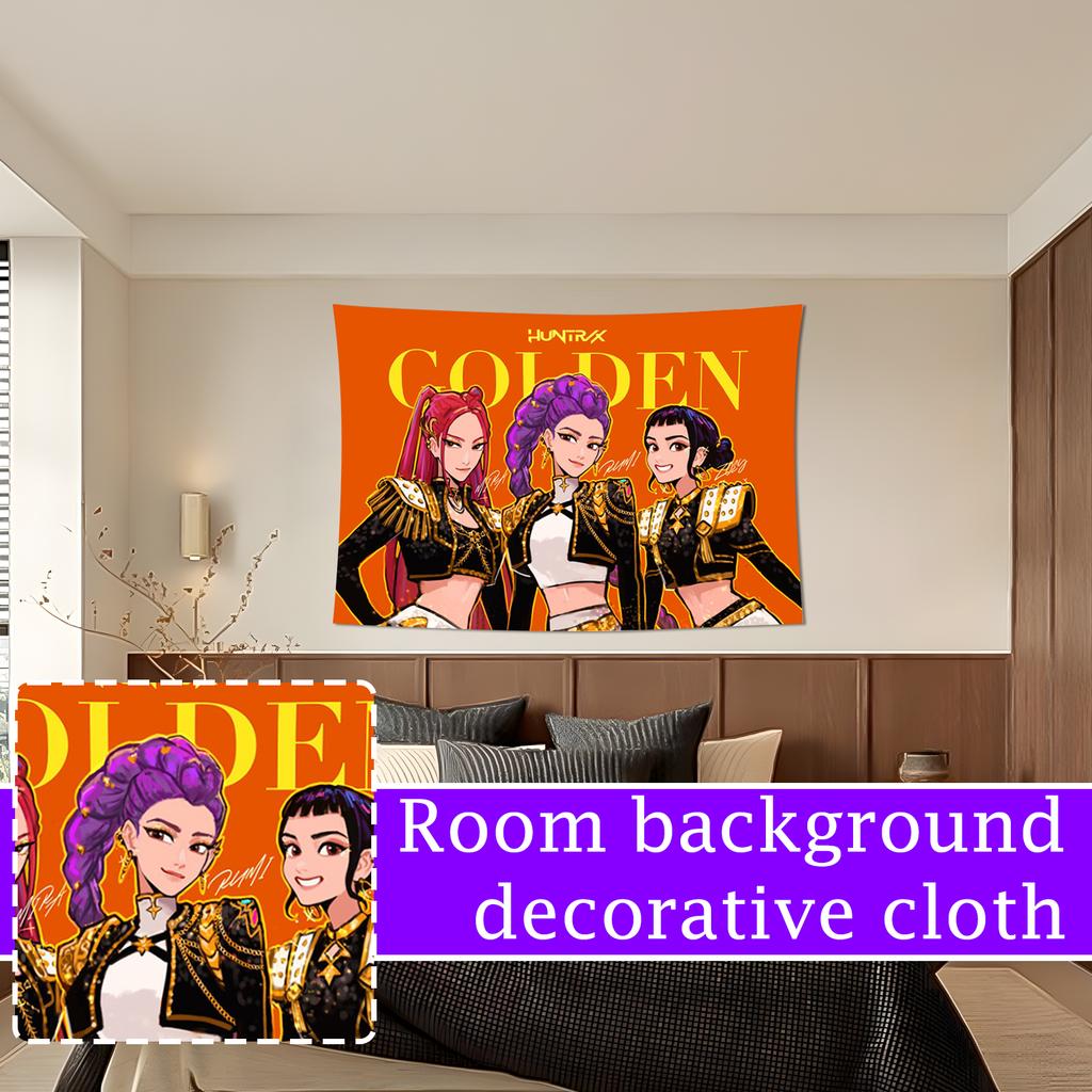 150x200cm Fashionable Printed Hanging Cloth Background Cloth Wide Room Background Decorative Cloth