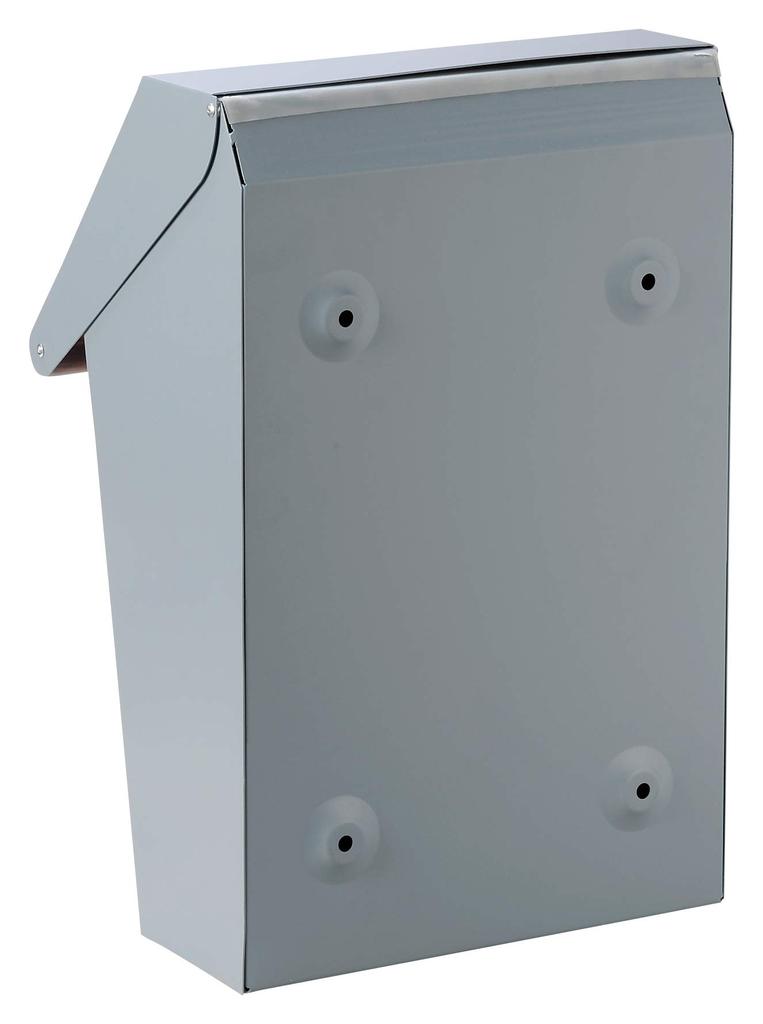 Почтовый ящик Seto Craft Синий Ключ Почта 25 x Настенный (ГОЛОВА) Серый, Замок, Слот 4,5 см, SI-3942-BG