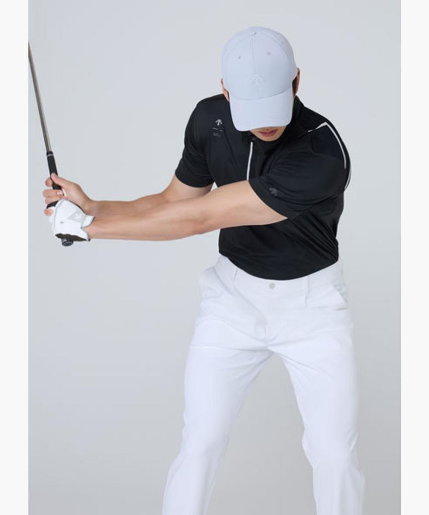 DESCENTE GOLF Men'S One-Point Collar Short Sleeve T-Shirt Dr12Mfts3J