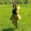 Tutu Skirt Bumblebee Costume Striped Knee Stocking Honey Bee Costume Bee Costume Set  For Women