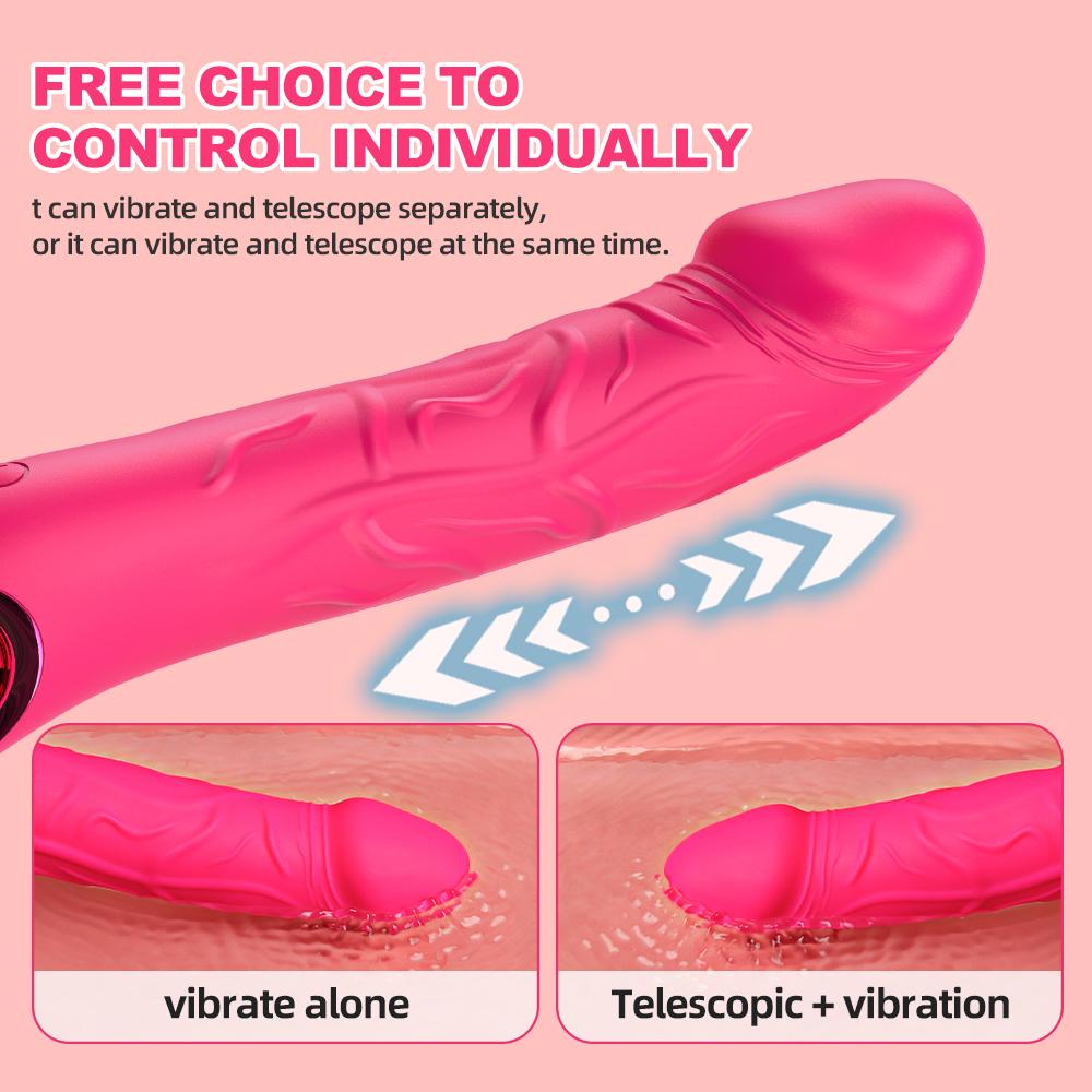 Длинный вибратор-дилдо, секс-игрушки для женщин, мощный регулируемый вибромассажер, стимулятор клитора и точки G, женская мастурбация, товары для взрослых