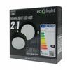 Downlight Okrąg Oczko Sufitowe Oprawa Sufitowa 6W Cct 2W1 Czarny Nt/Pt