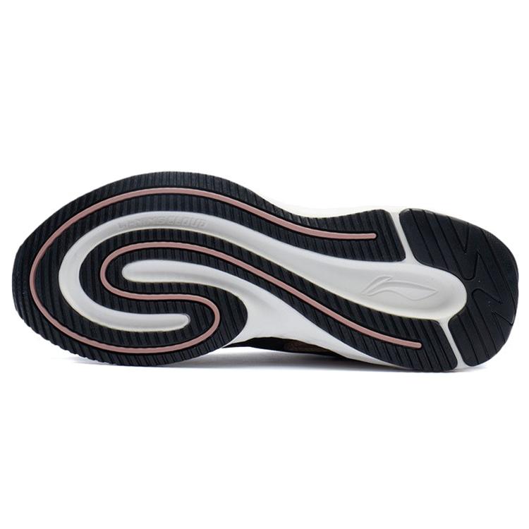 Li Ning Cloud Shield Отражающие Амортизирующие Скользкие Устойчивые к истиранию Низкие Беговые Кроссовки Женские Черные AGLR234-1