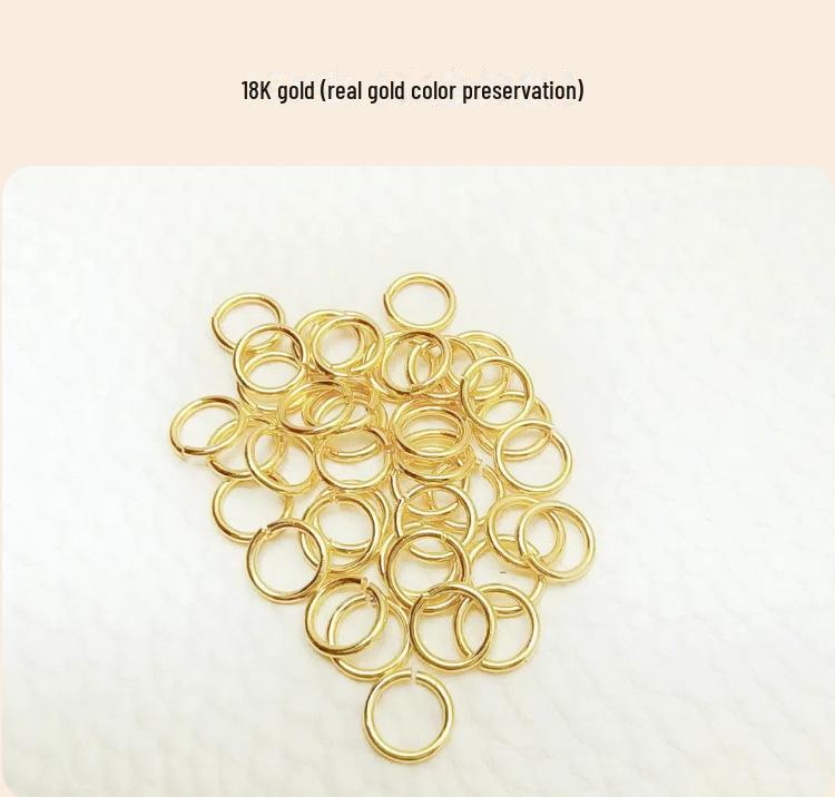 Открытое кольцо из 14-каратного золота с медным покрытием, бисерные украшения, аксессуары