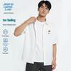 JEANSWEST LIFE Мужская повседневная рубашка с коротким рукавом, дышащая, с эффектом прохлады