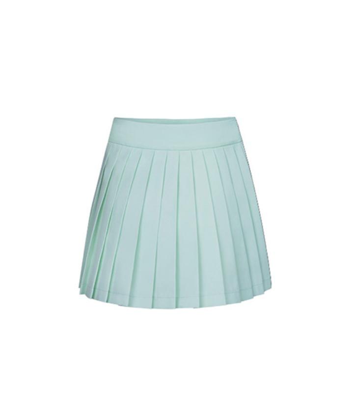 Ssideuneuwa Women'S Luxe Pleated Skirt (Pastel Mint)