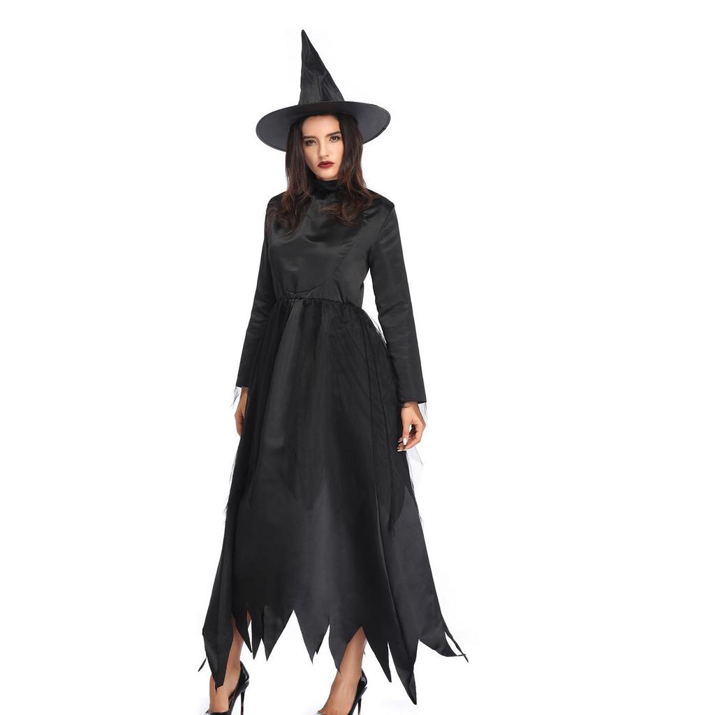 Women's Halloween Black Devil Costume Witch Costume Uniform Party Costume